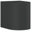 Vidaxl Outdoor Wandlampe Aluminium Schwarz gegossen