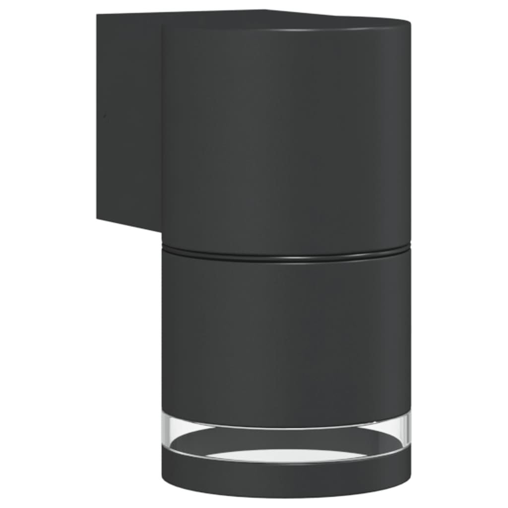 Vidaxl Outdoor Wandlampe Aluminium Schwarz gegossen