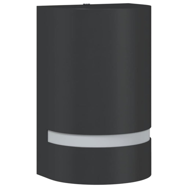 Vidaxl Outdoor Wandlampe Aluminium Schwarz gegossen
