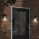 Vidaxl Outdoor Wandlampe Aluminium Schwarz gegossen