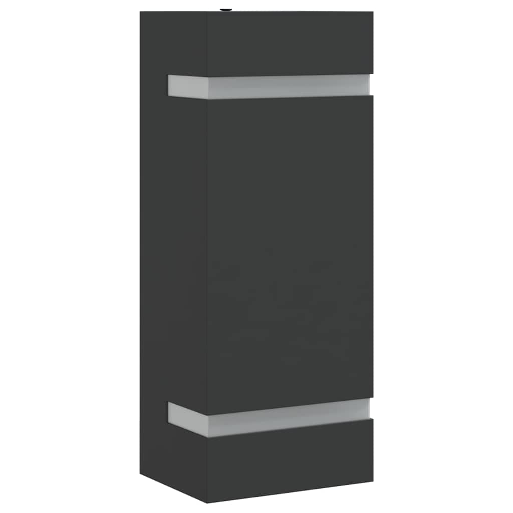 Vidaxl Außenwandlampe Edelstahl schwarz schwarz