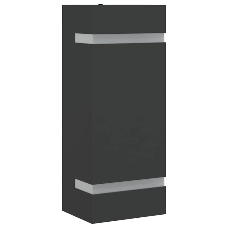 Vidaxl Außenwandlampe Edelstahl schwarz schwarz