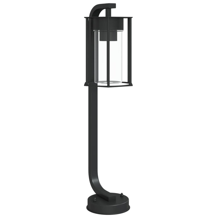 Vidaxl -Stehlampe für Außenlampe 60 cm Edelstahl schwarz