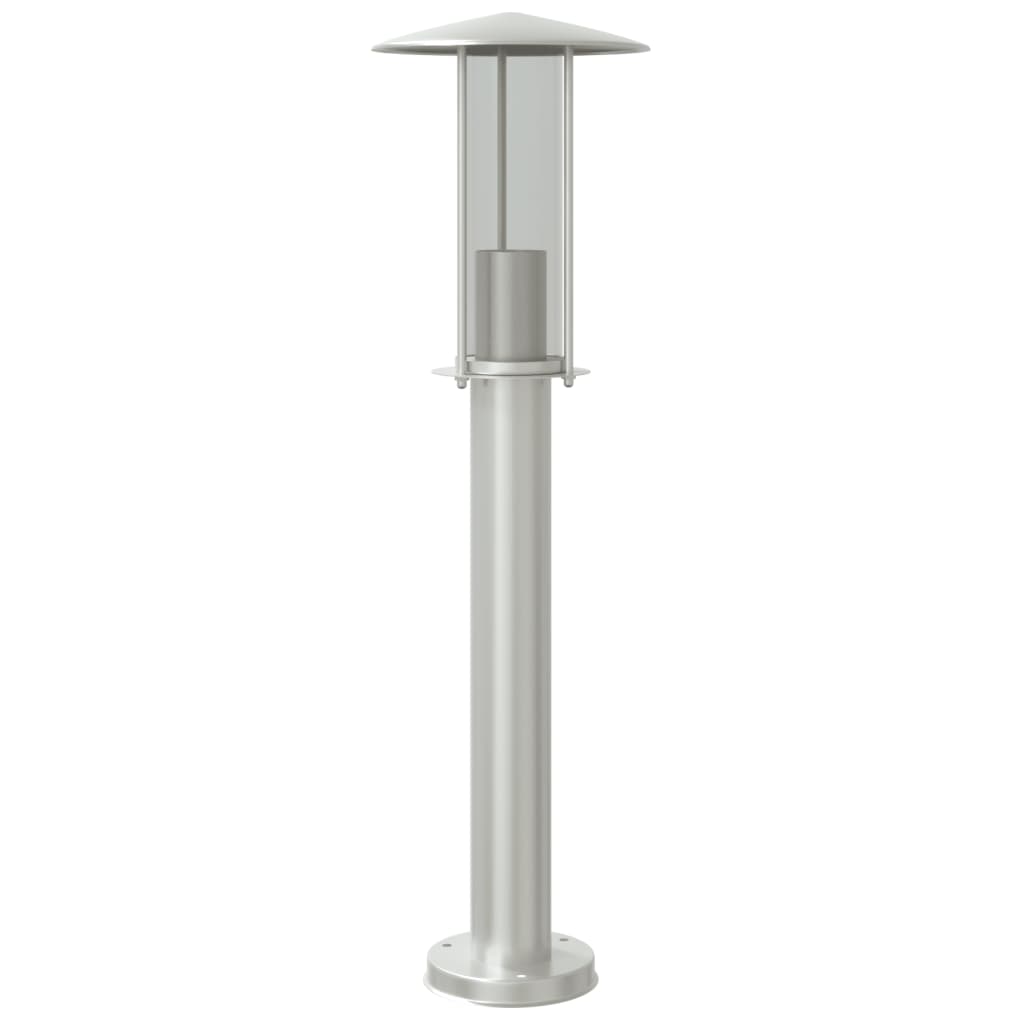 Vidaxl Außerhalb der Stehlampe 60 cm Edelstahl Silberfarbe