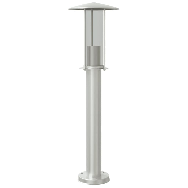 Vidaxl Außerhalb der Stehlampe 60 cm Edelstahl Silberfarbe