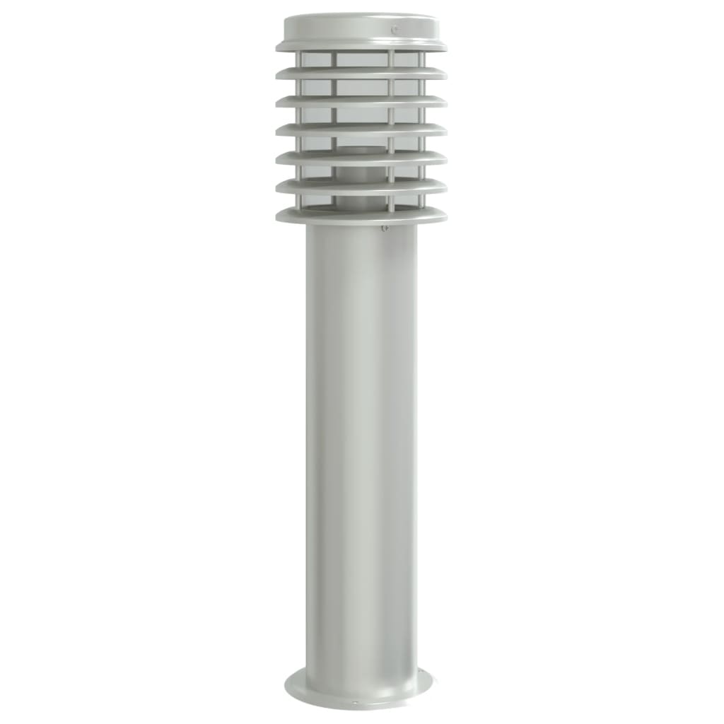 Vidaxl Außerhalb der Stehlampe 60 cm Edelstahl Silberfarbe