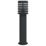 Vidaxl -Stehlampe für Außenlampe 60 cm Edelstahl schwarz - afbeelding 2