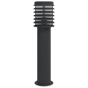 Vidaxl -Stehlampe für Außenlampe 60 cm Edelstahl schwarz - afbeelding 2