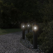 Vidaxl -Stehlampe für Außenlampe 60 cm Edelstahl schwarz - afbeelding 3