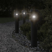 Vidaxl Außerhalb der Stehlampe mit Steckdose 60 cm Edelstahl schwarz - afbeelding 1