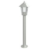 VIDAXL Außerhalb der Stehlampe 80 cm Edelstahl Silberfarbe - afbeelding 2