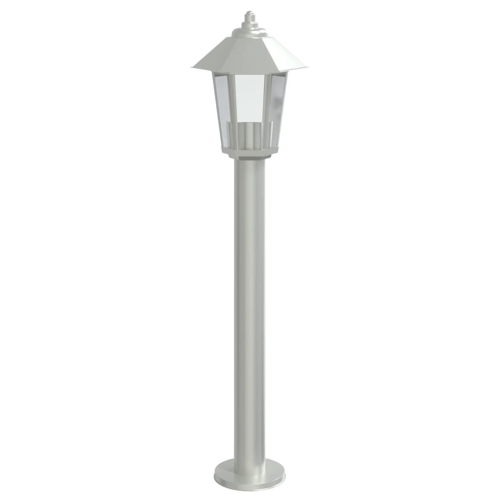 VIDAXL Außerhalb der Stehlampe 80 cm Edelstahl Silberfarbe