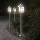 VIDAXL Außerhalb der Stehlampe 80 cm Edelstahl Silberfarbe