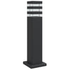 VIDAXL -Stehlampen für Außen 50 cm Aluminium Schwarz