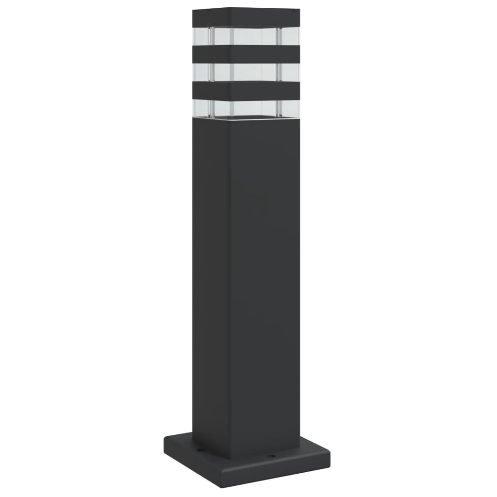 VIDAXL -Stehlampen für Außen 50 cm Aluminium Schwarz