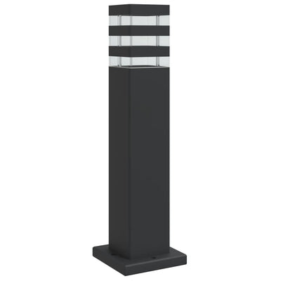 VIDAXL -Stehlampen für Außen 50 cm Aluminium Schwarz