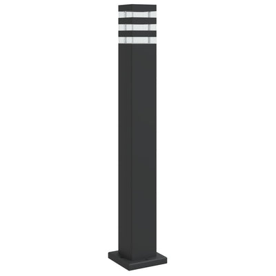 VIDAXL -Stehlampen für Außen 80 cm Aluminium Schwarz