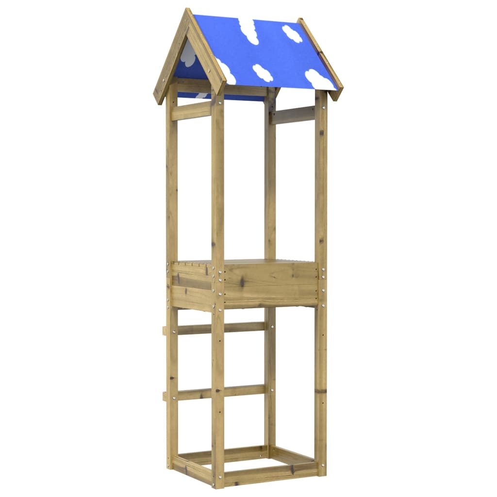 VIDAXL -Spielturm 52.5x46.5x195 cm imprägnierte Kiefer