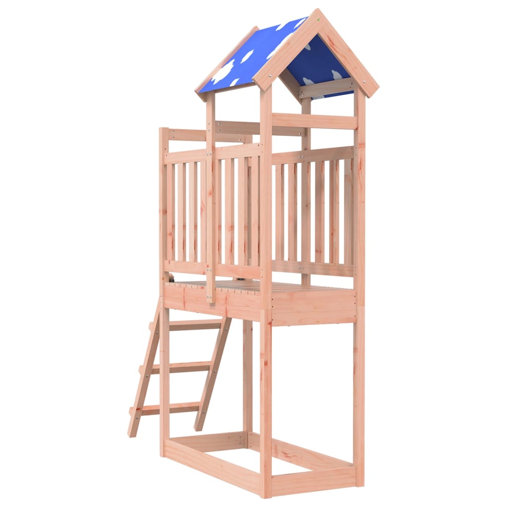 VIDAXL -Spielturm mit Leiter 110,5x52.5x215 cm Solid Douglashout
