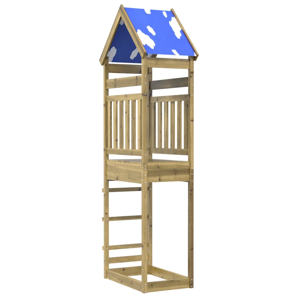 VIDAXL -Spielturm 85x52.5x265 cm imprägnierte Kiefer