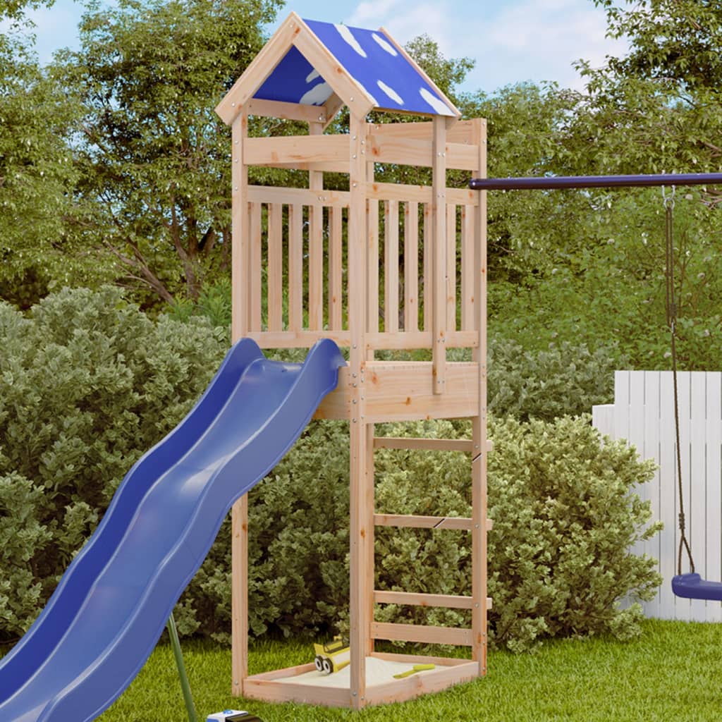 Vidaxl Play Tower 85x52.5x239 cm Festkiefer
