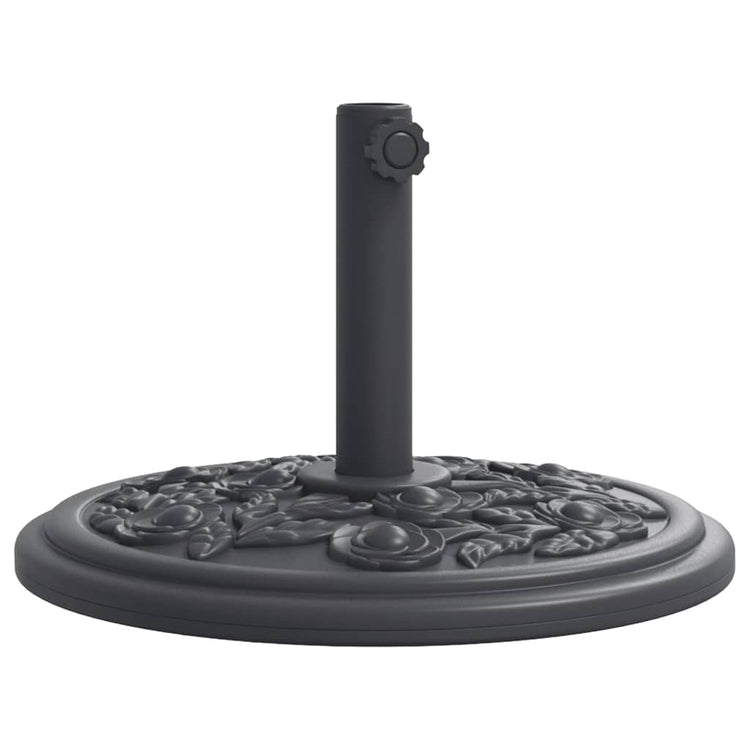 Vidaxl Parasol -Fuß für Stab von Ø38 48 mm 12 kg rund