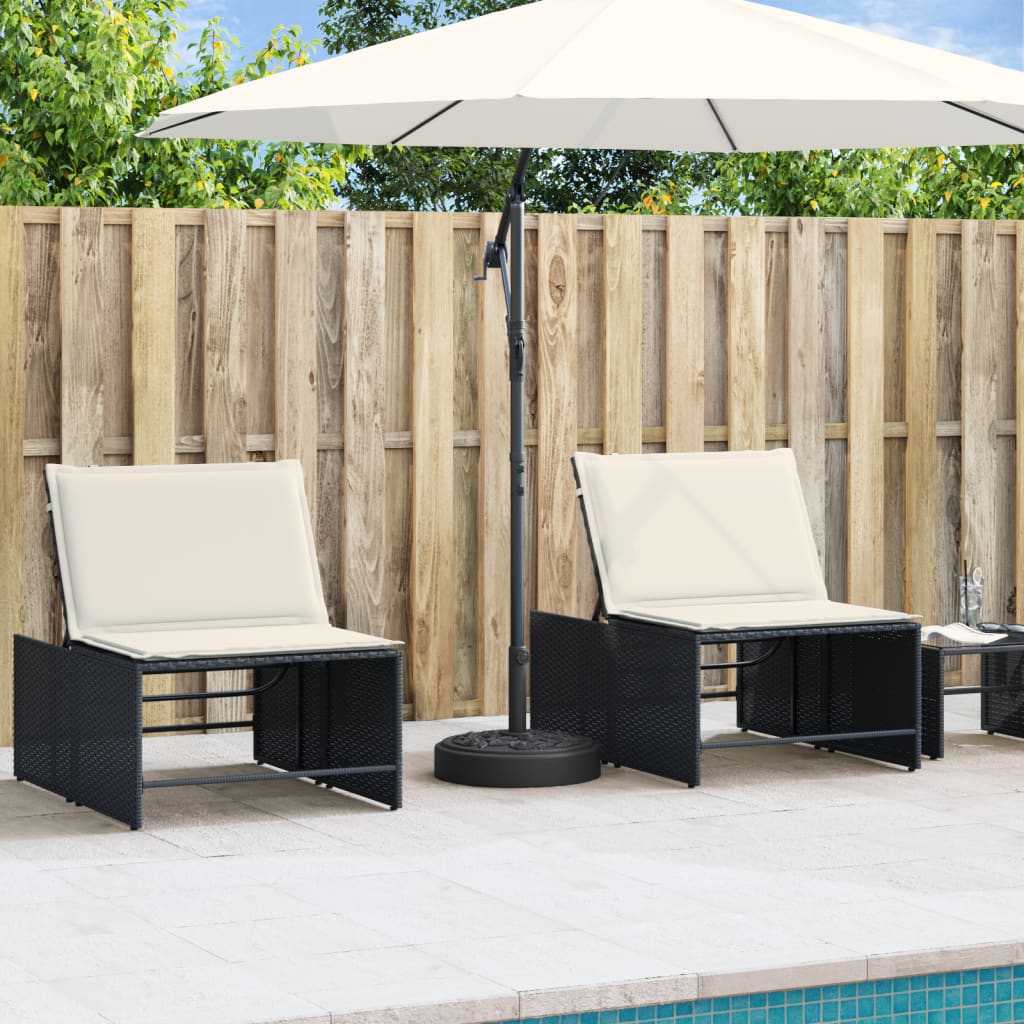 Vidaxl Parasol -Basis für Stöcke von Ø38 48 mm 25 kg Runde