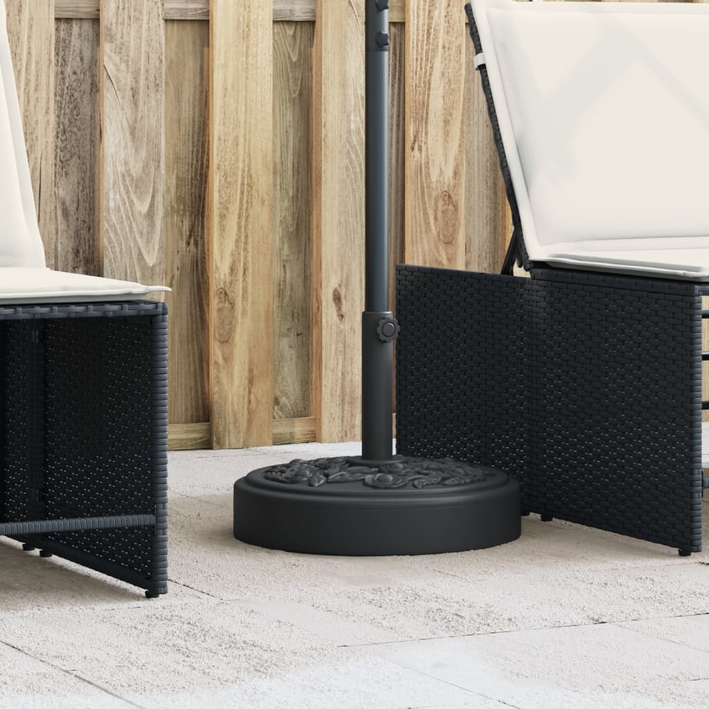 Vidaxl Parasol -Basis für Stöcke von Ø38 48 mm 25 kg Runde