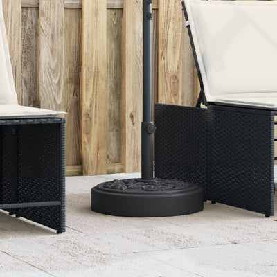 Vidaxl Parasol -Basis für Stöcke von Ø38 48 mm 25 kg Runde