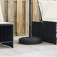 Vidaxl Parasol -Basis für Stöcke von Ø38 48 mm 25 kg Runde