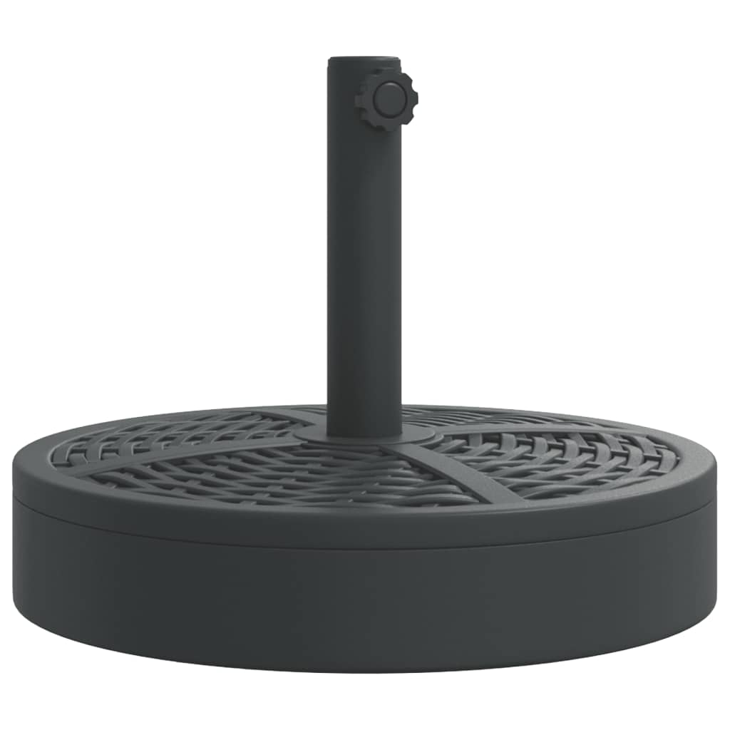 Vidaxl Parasol -Basis für Stöcke von Ø38 48 mm 25 kg Runde