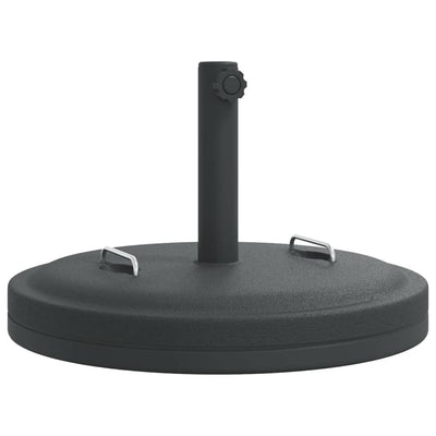 Vidaxl Parasol -Basis mit Griffen für Stab von Ø38 48 mm 25 kg Runde