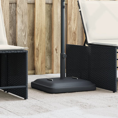 Vidaxl Parasol Basis mit Griffen für Stick Ø38 48 mm 27 kg Quadrat
