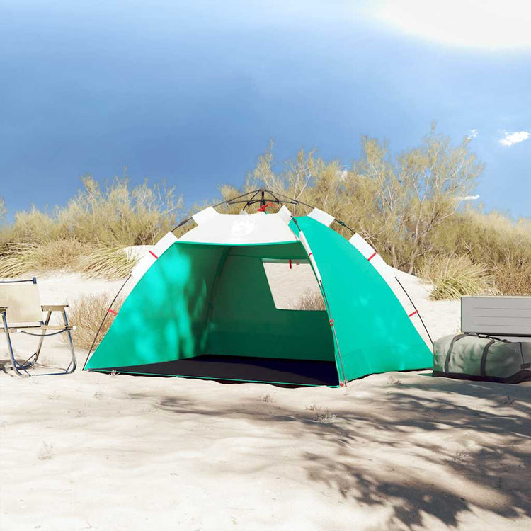 Vidaxl Beach Zelt 2-Personen wasserdichte schnell freisetzende seegrüne