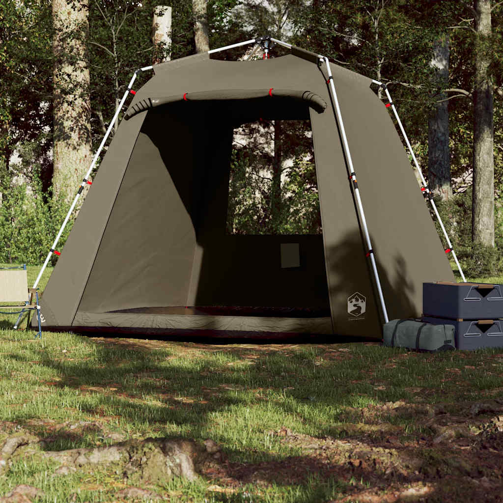 Vidaxl Fistent 4-Person Fast Release Olive Green