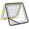 Vidaxl Football Rebounder doppelt verstellbarer Stahlgelb und Schwarz
