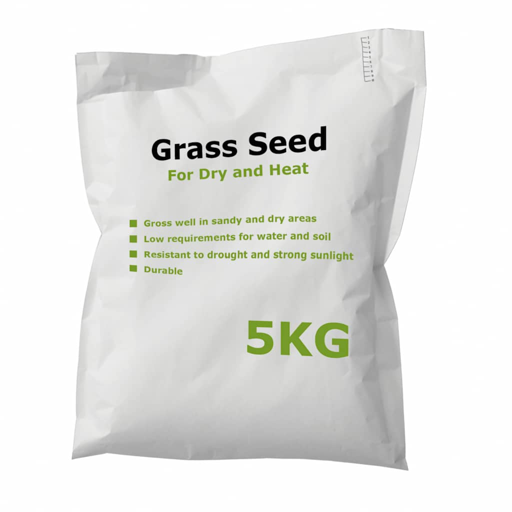 Vidaxl -Grassamen für Trockenheit und Wärme 5 kg
