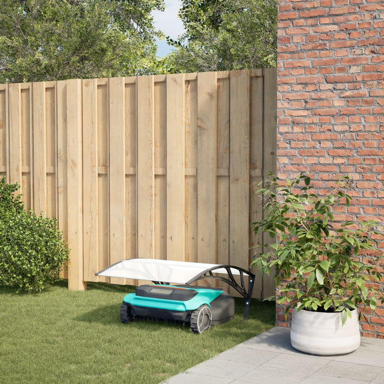 Vidaxl Garage für Roboter -Rasenmäher 80x101x46 cm Schwarz