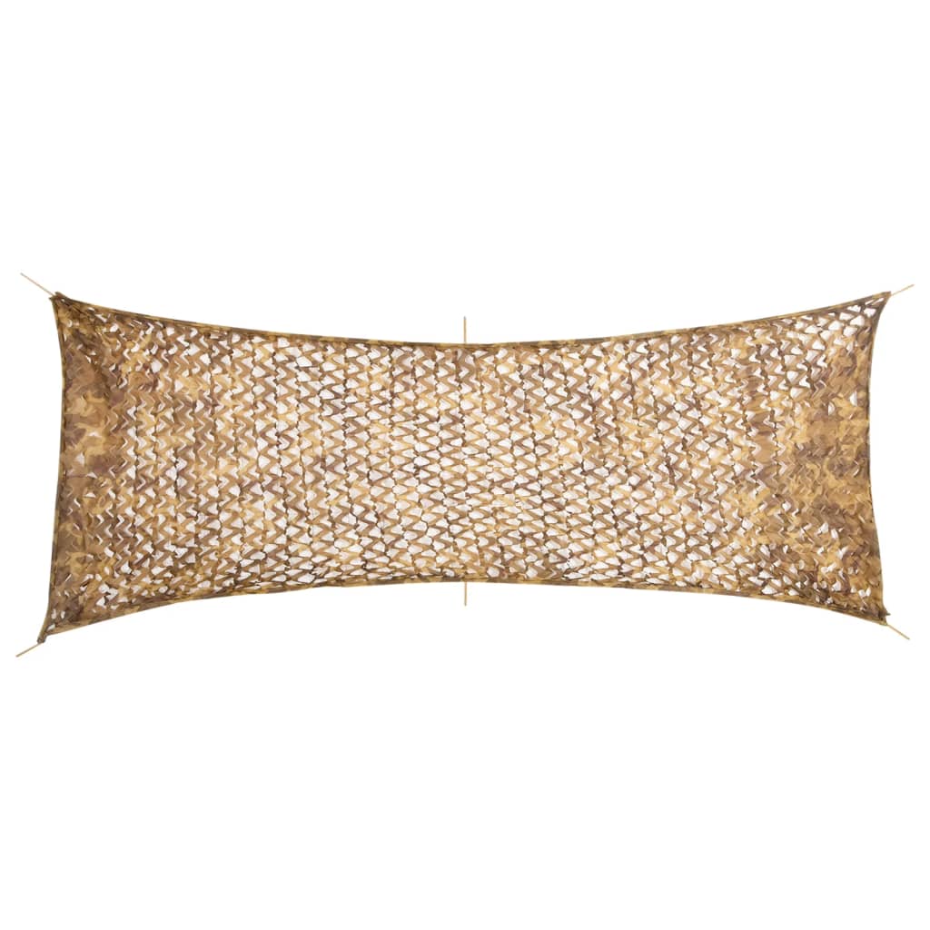 Vidaxl Camoufagenet mit Aufbewahrungsbeutel 412x144 cm Sand -Colored
