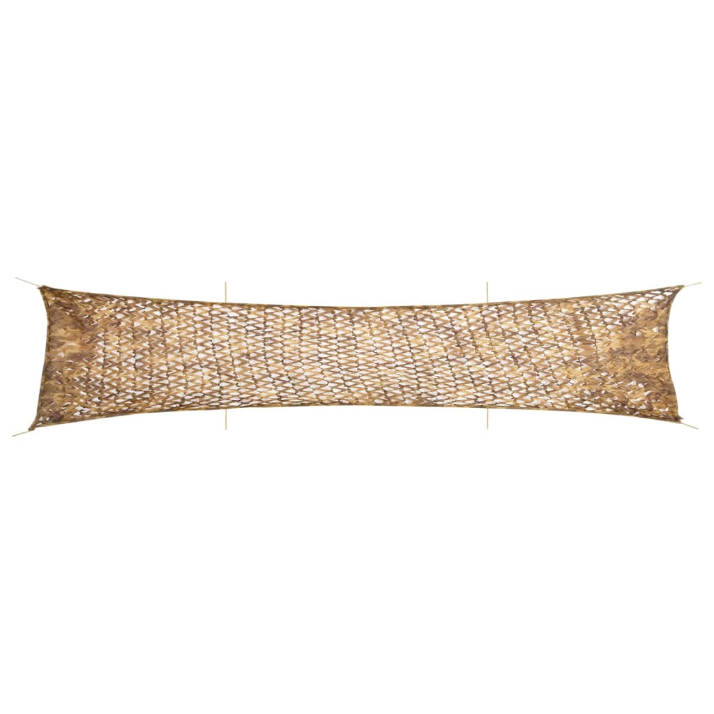 Vidaxl Camoufagenet mit Aufbewahrungsbeutel 706x140 cm Sand -Colored