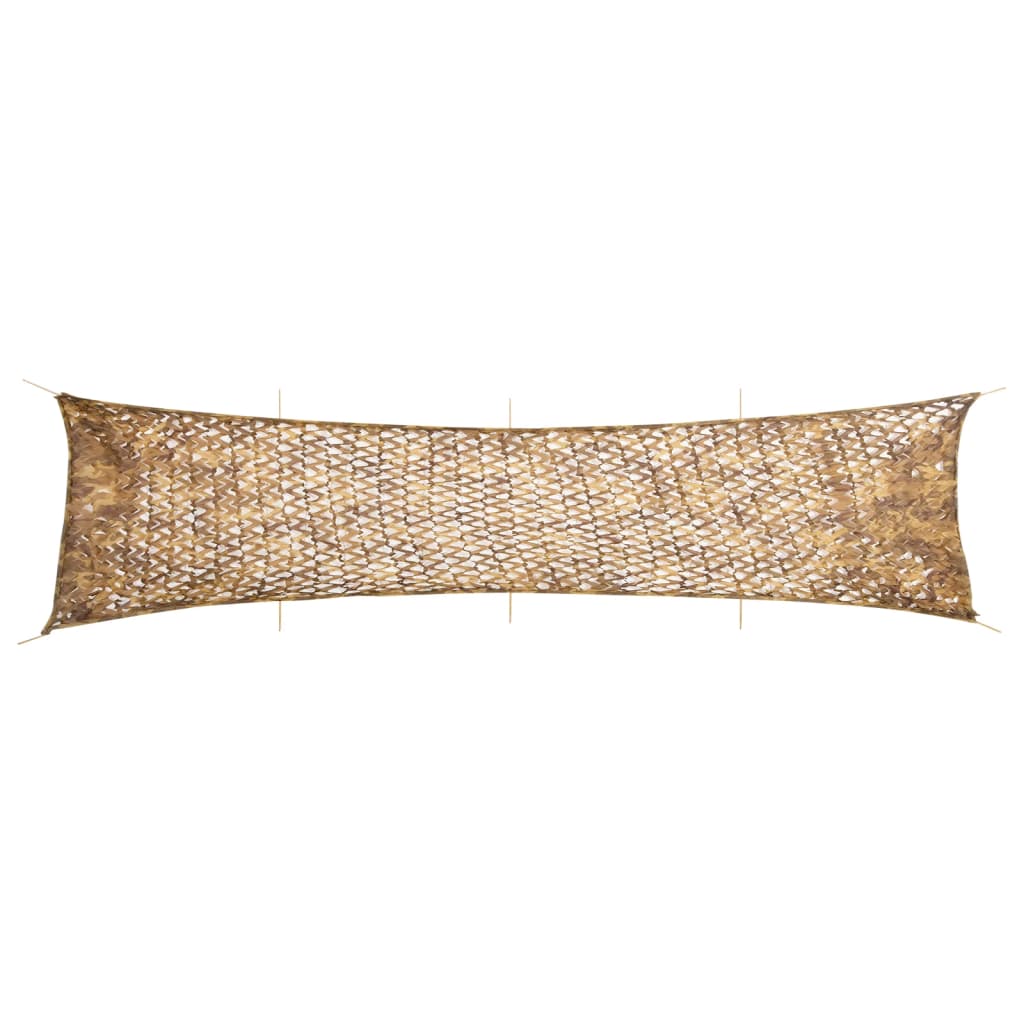 Vidaxl Camoufagenet mit Aufbewahrungstag 809x207 cm Sand -Colored