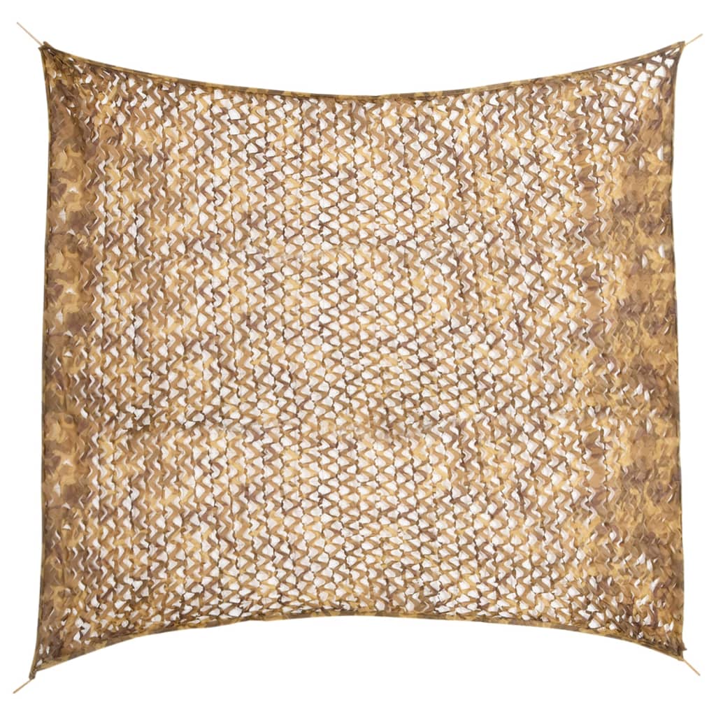 Vidaxx Tarnnetz mit Aufbewahrungstasche 316x296 cm sandfarben
