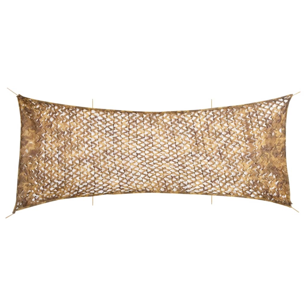 Vidaxl Camoufagenet mit Aufbewahrungsbeutel 721x294 cm Sand -Colored