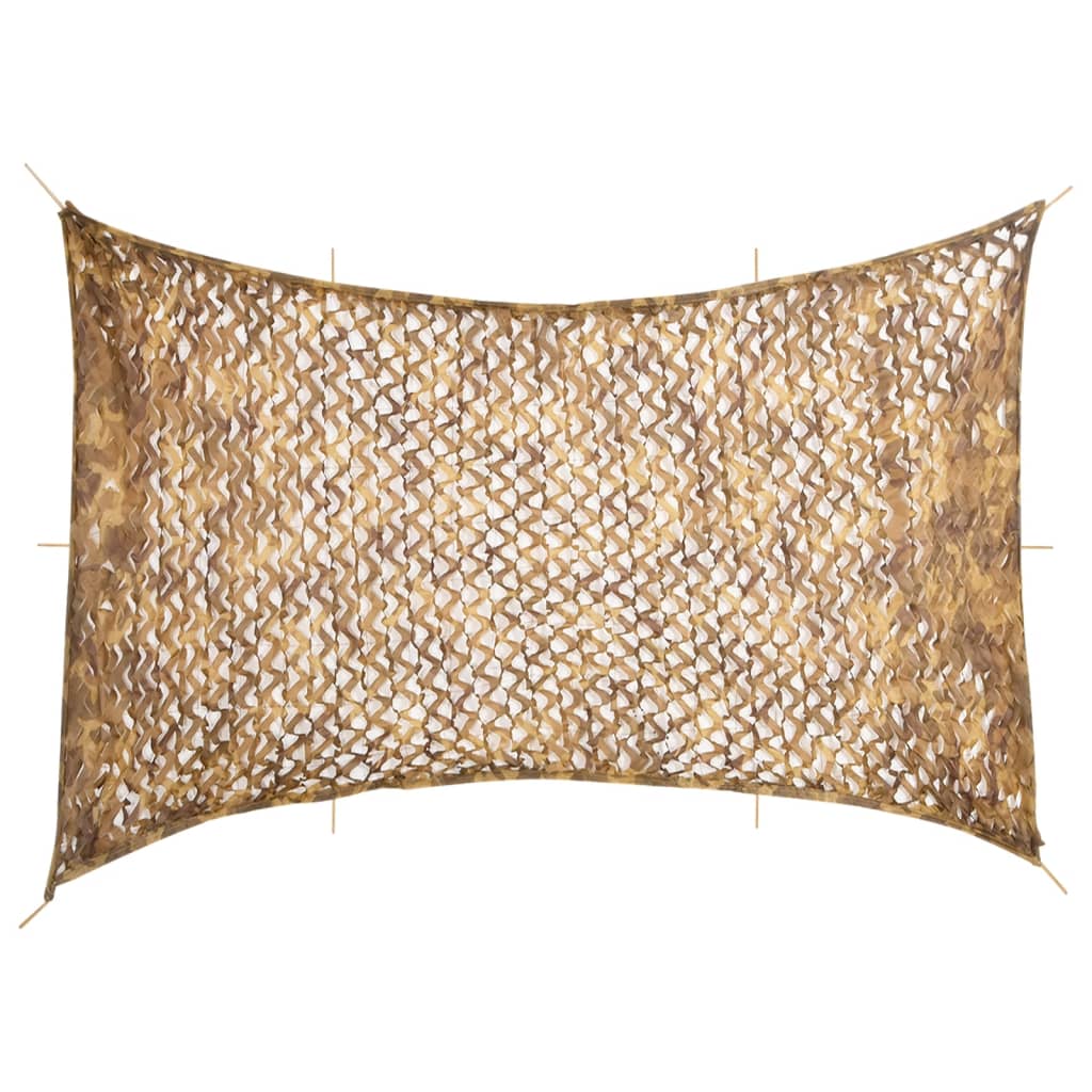 Vidaxl Camoufagenet mit Aufbewahrungsbeutel 724x515 cm Sand -Colored