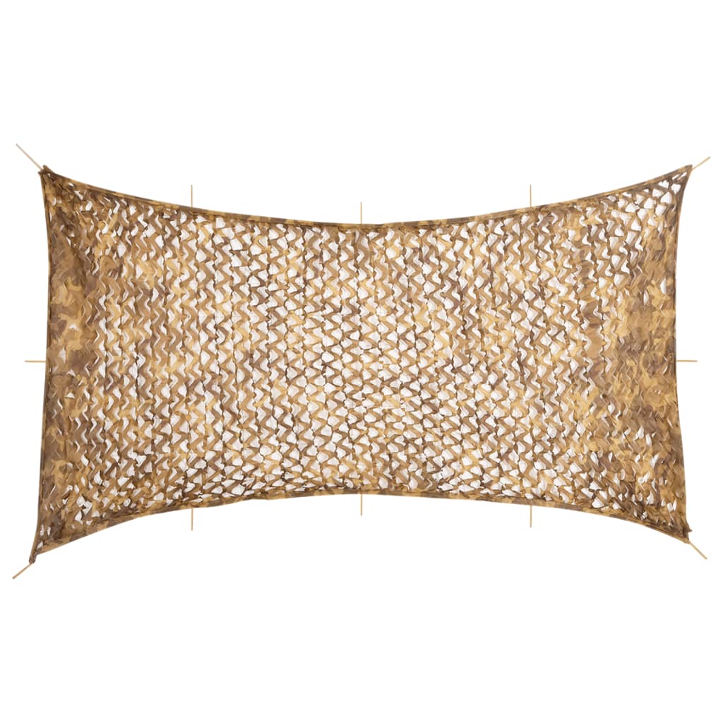 Vidaxx Tarnnetz mit Aufbewahrungstasche 816x520 cm sandfarben
