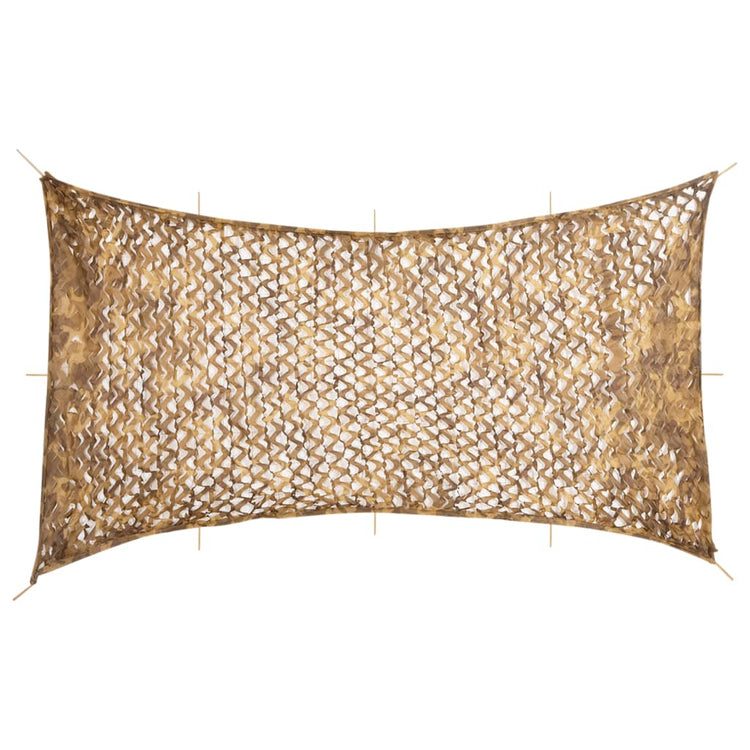 Vidaxx Tarnnetz mit Aufbewahrungstasche 816x520 cm sandfarben