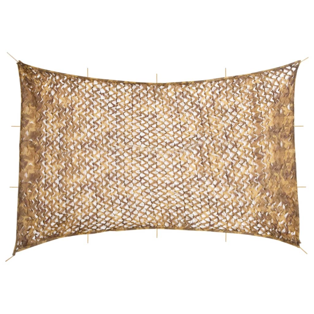 Vidaxx Tarnnetz mit Aufbewahrungstasche 833x609 cm sandfarben