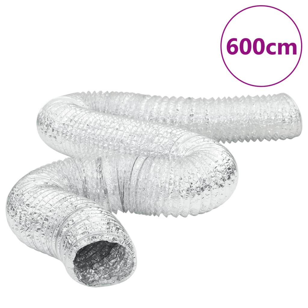 VIDAXL -Lüftungsschlauch Ø10 cm 6 m Aluminium