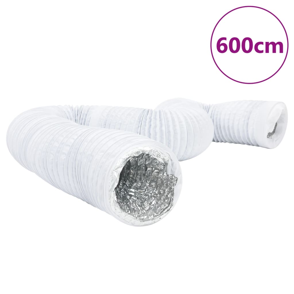 VIDAXL -Lüftungsschlauch Ø12,5 cm 6 m Aluminium und PVC