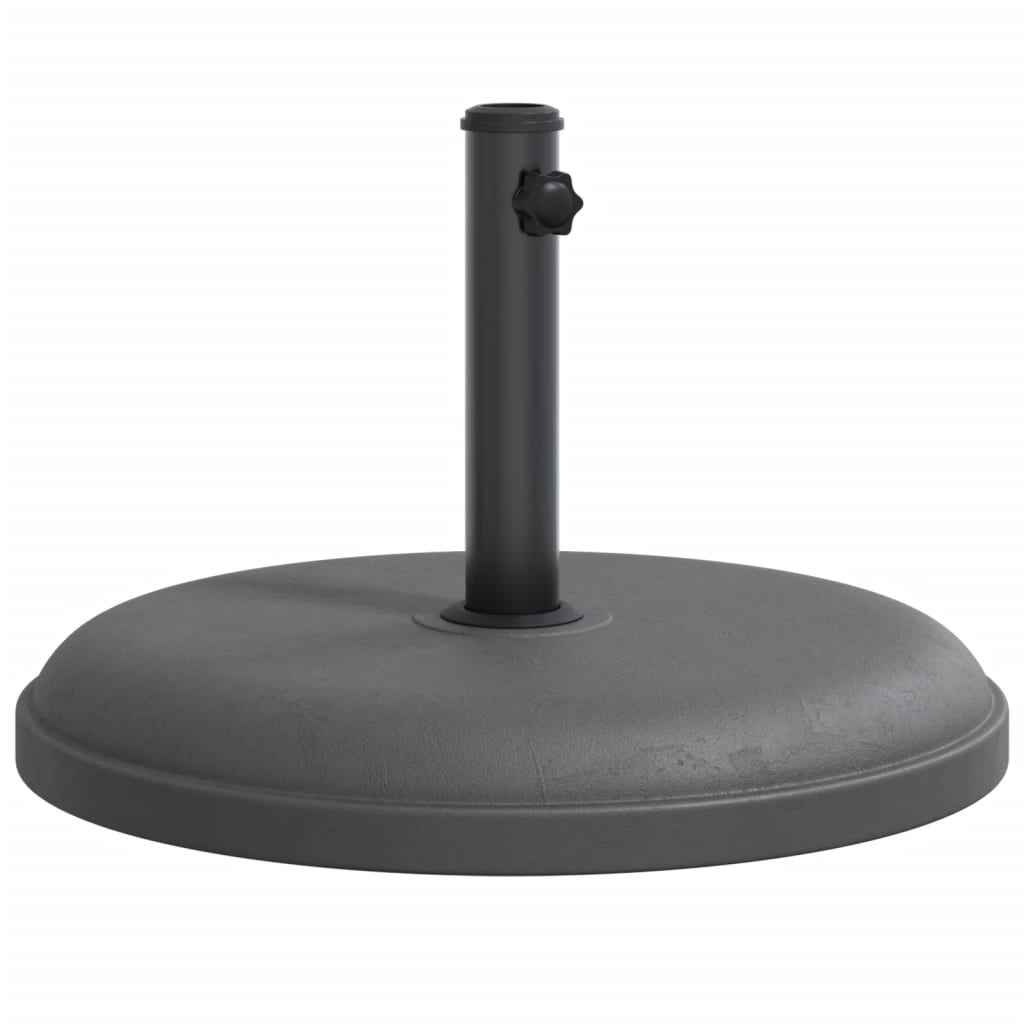 Vidaxl Parasol -Fuß für Stöcke von Ø32 35 38 mm 25 kg rund